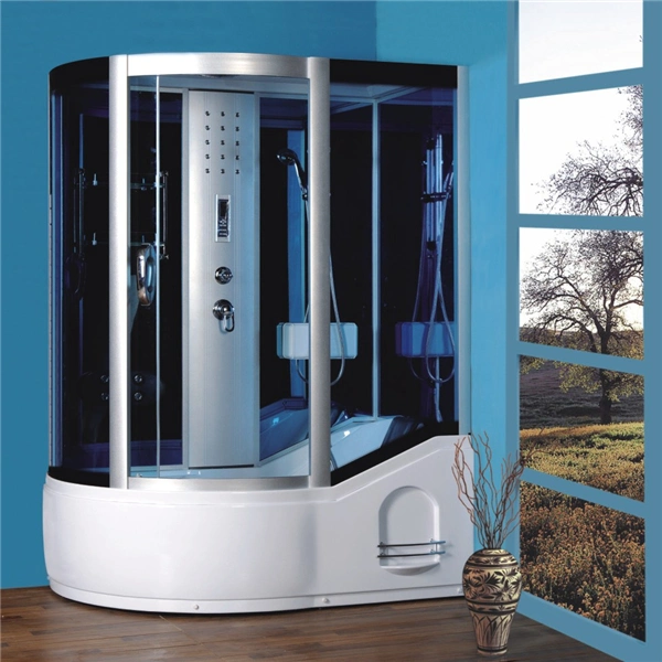 Bathroom Aluminium Frame Sliding Hydro Massage Shower Cabin