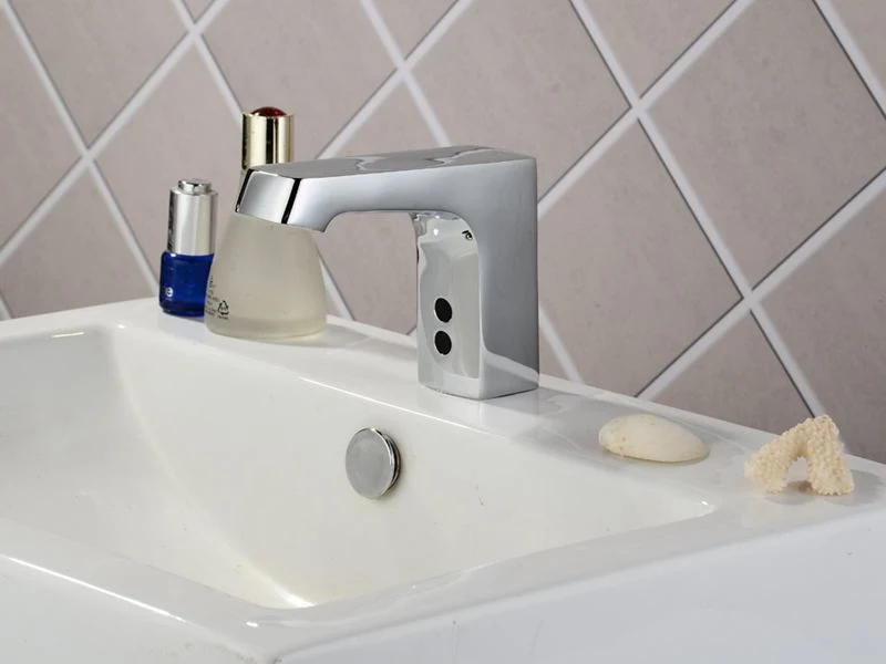 Luxury Chromed Automatic Faucet Infrared Sensor Water Tap